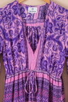 Recycled Silk Long Dress - Medium - 22