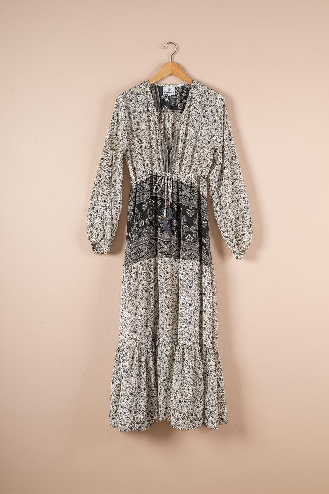 Recycled Silk Long Dress - Medium - 24