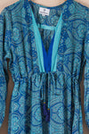 Recycled Silk Long Dress - Medium - 30