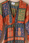 Recycled Silk Long Dress - Medium - 32