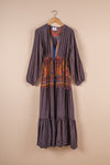 Recycled Silk Long Dress - Medium - 36