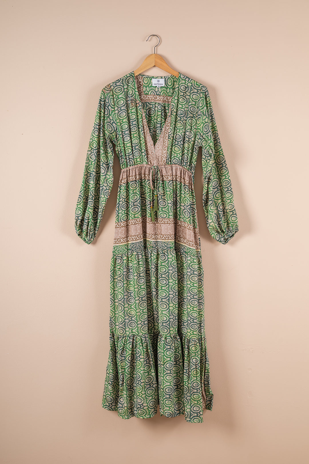 Recycled Silk Long Dress - Medium - 38