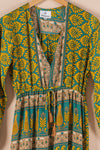 Recycled Silk Long Dress - Small - 05