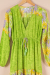 Recycled Silk Long Dress - Small - 10