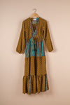 Recycled Silk Long Dress - Small - 12