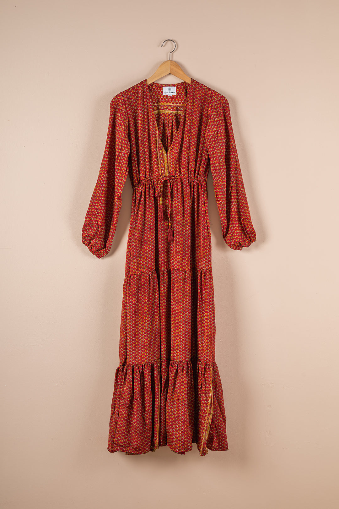 Recycled Silk Long Dress - Small - 13