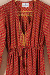 Recycled Silk Long Dress - Small - 13