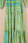 Recycled Silk Long Dress - Small - 14