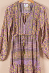 Recycled Silk Long Dress - Small - 17