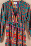 Recycled Silk Long Dress - Small - 24