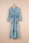 Recycled Silk Long Dress - Small - 26