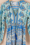Recycled Silk Long Dress - Small - 26