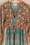 Recycled Silk Long Dress - Small - 27