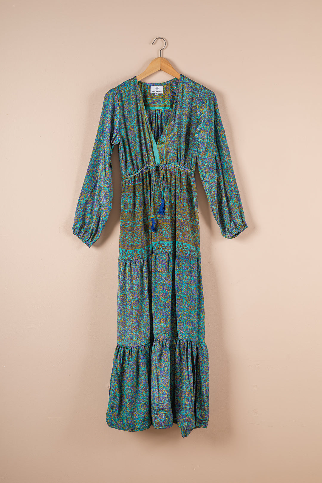 Recycled Silk Long Dress - Small - 33