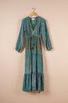 Recycled Silk Long Dress - Small - 33