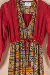 Recycled Silk Long Dress - Small - 35