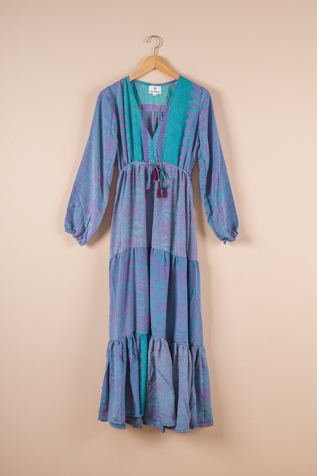 Recycled Silk Long Dress - Small - 36