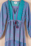 Recycled Silk Long Dress - Small - 36
