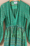 Recycled Silk Long Dress - Small - 37