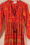 Recycled Silk Long Dress - Small - 39