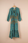 Recycled Silk Long Dress - Small - 44