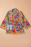 Cream Suzani Embroidered Velvet Jacket - 21