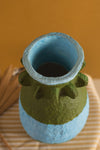 Green & Blue Katran Vase