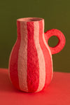 Pink & Red Katran Jug Vase