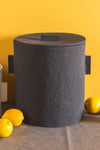 Black Katran Container with Lid