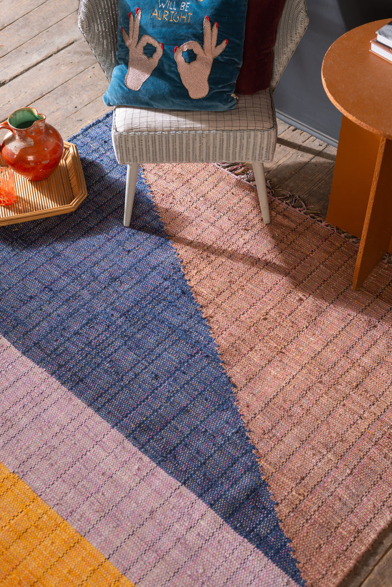 Multi-Coloured Rag Rug | Various Sizes Available – Ian Snow Ltd