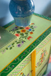 Green Floral Hand Painted Cupboard