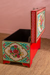 Rose Bouquet Hand Painted Trunk