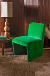 Vera Emerald Green Velvet Upholstered Chair