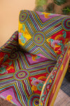 Purple Kantha Panelled Armchair - 07