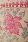 Pink Kantha Covered King Size Headboard
