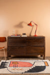 Ellroy Acacia Wood Drift Finish Chest of Drawers