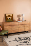 Mayer Acacia Wood Natural Finish Sideboard