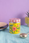 Set of Four Country Cottage Spice Tins