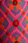 Pink & Orange Embroidered Lampshade