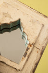 Vintage Wooden Mirror - 1027