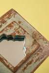 Vintage Wooden Mirror - 1029