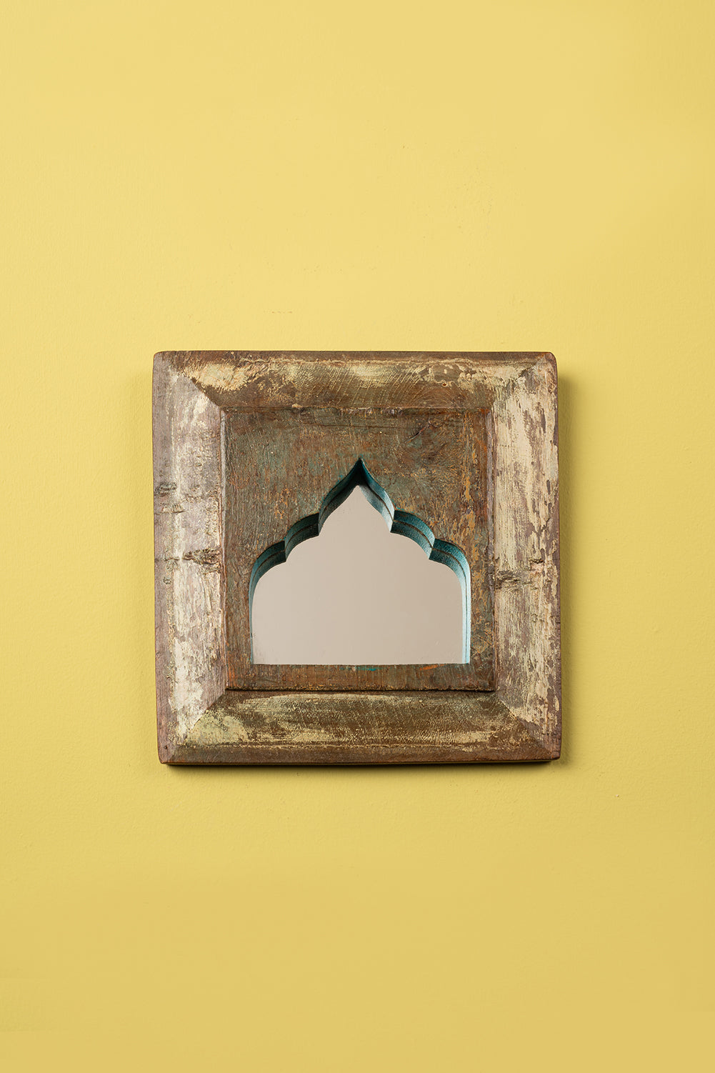 Vintage Wooden Mirror - 1042