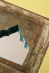 Vintage Wooden Mirror - 1042