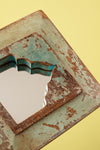 Vintage Wooden Mirror - 1043