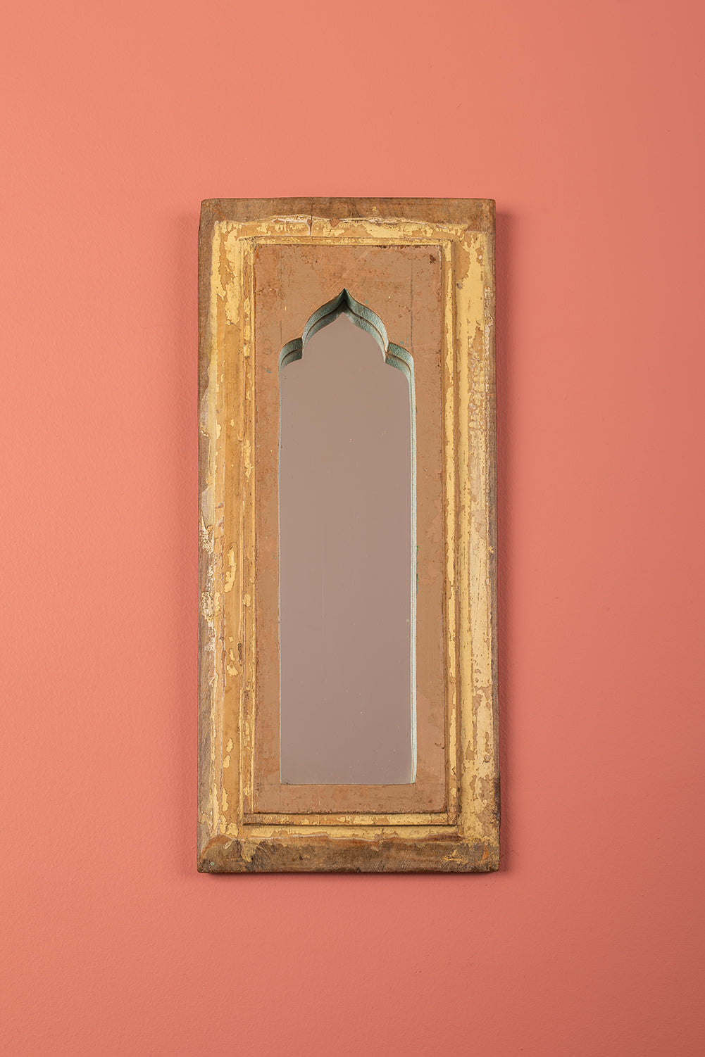 Vintage Wooden Mirror - 1085