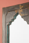 Vintage Wooden Mirror - 1088