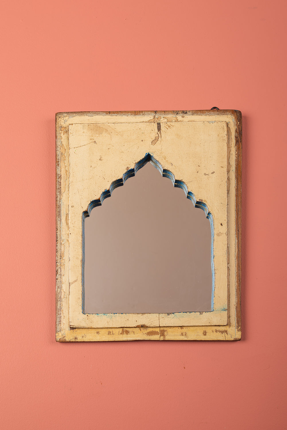Vintage Wooden Mirror - 1091