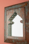 Vintage Wooden Mirror - 1092
