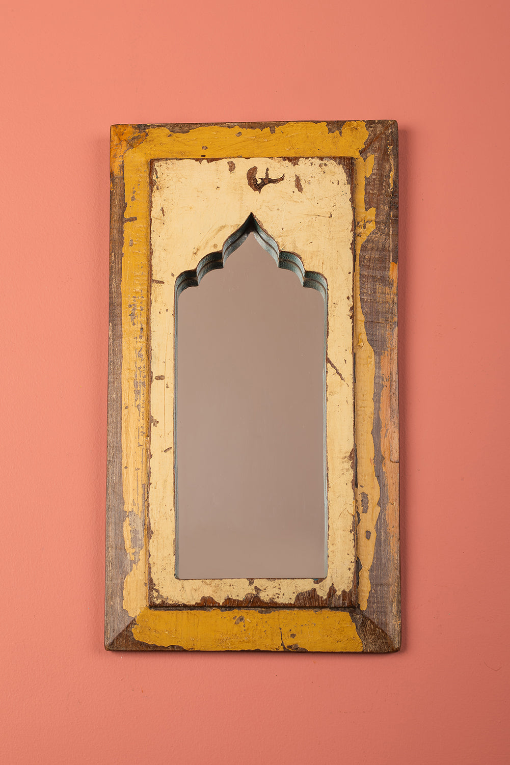 Vintage Wooden Mirror - 1094