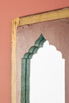 Vintage Wooden Mirror - 1098